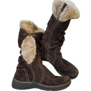 Trendsetter Brown Womens Suede Tall Boots Us Size… - image 1